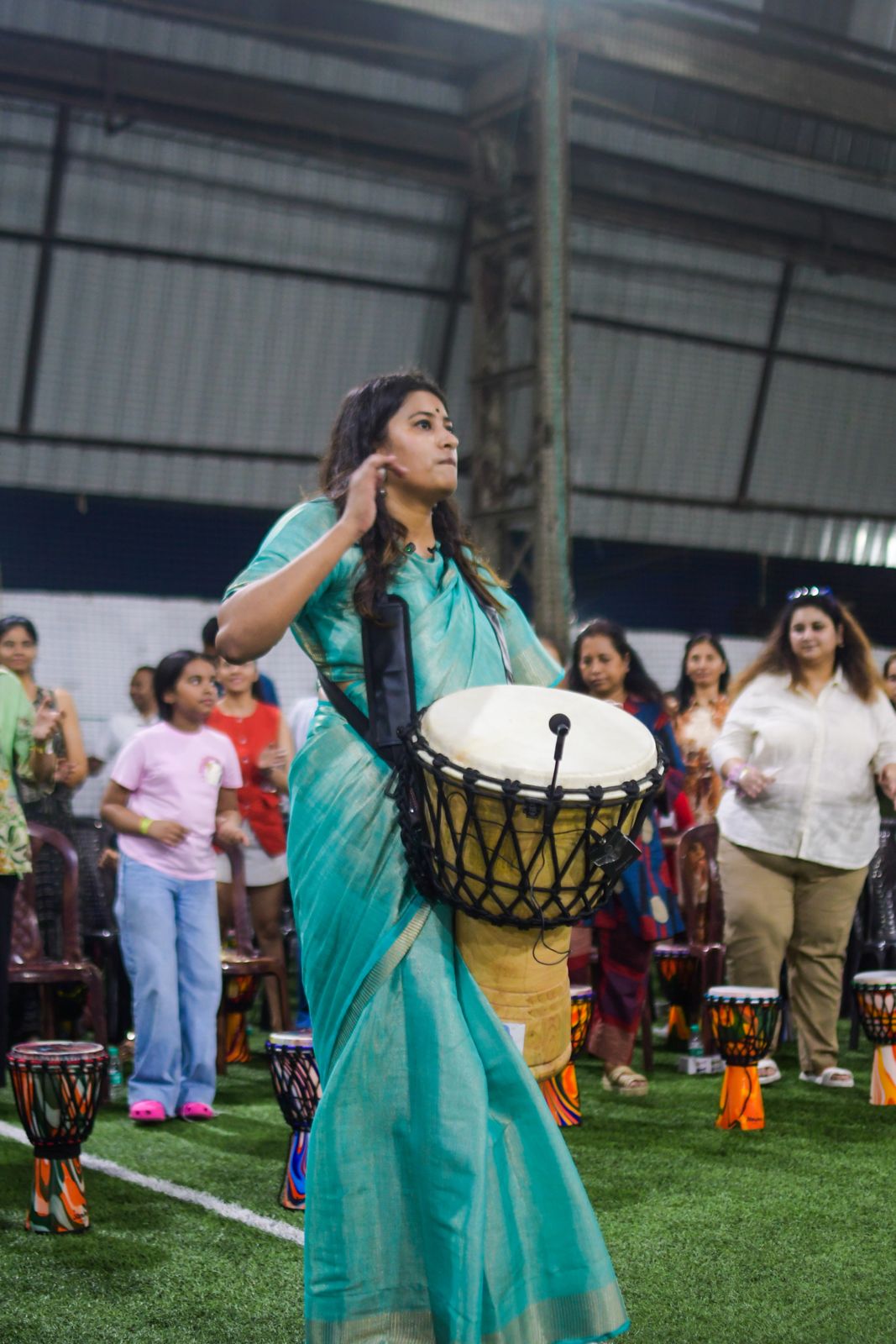 Marga drum circle moment 2