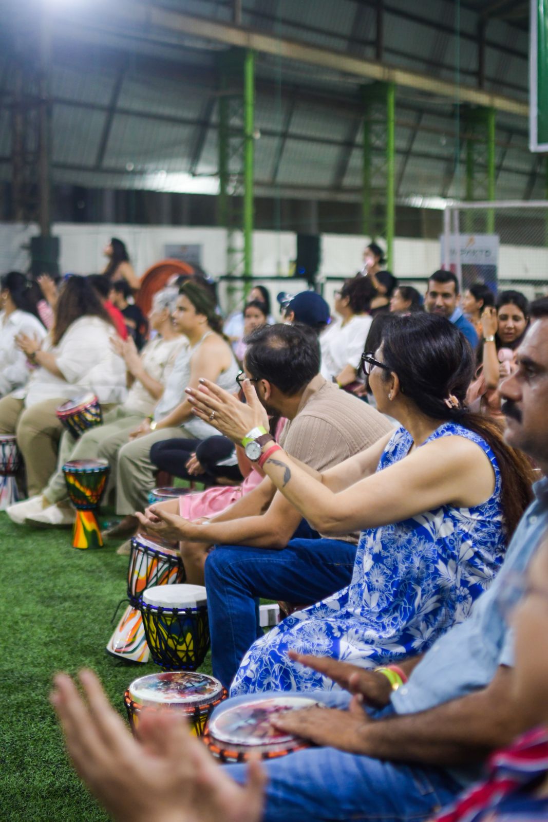 Marga drum circle moment 3