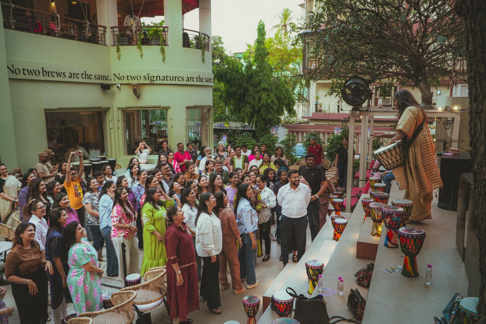 Marga drum circle moment 4