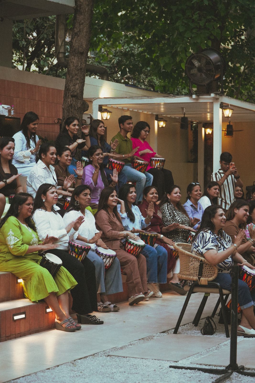 Marga drum circle moment 5