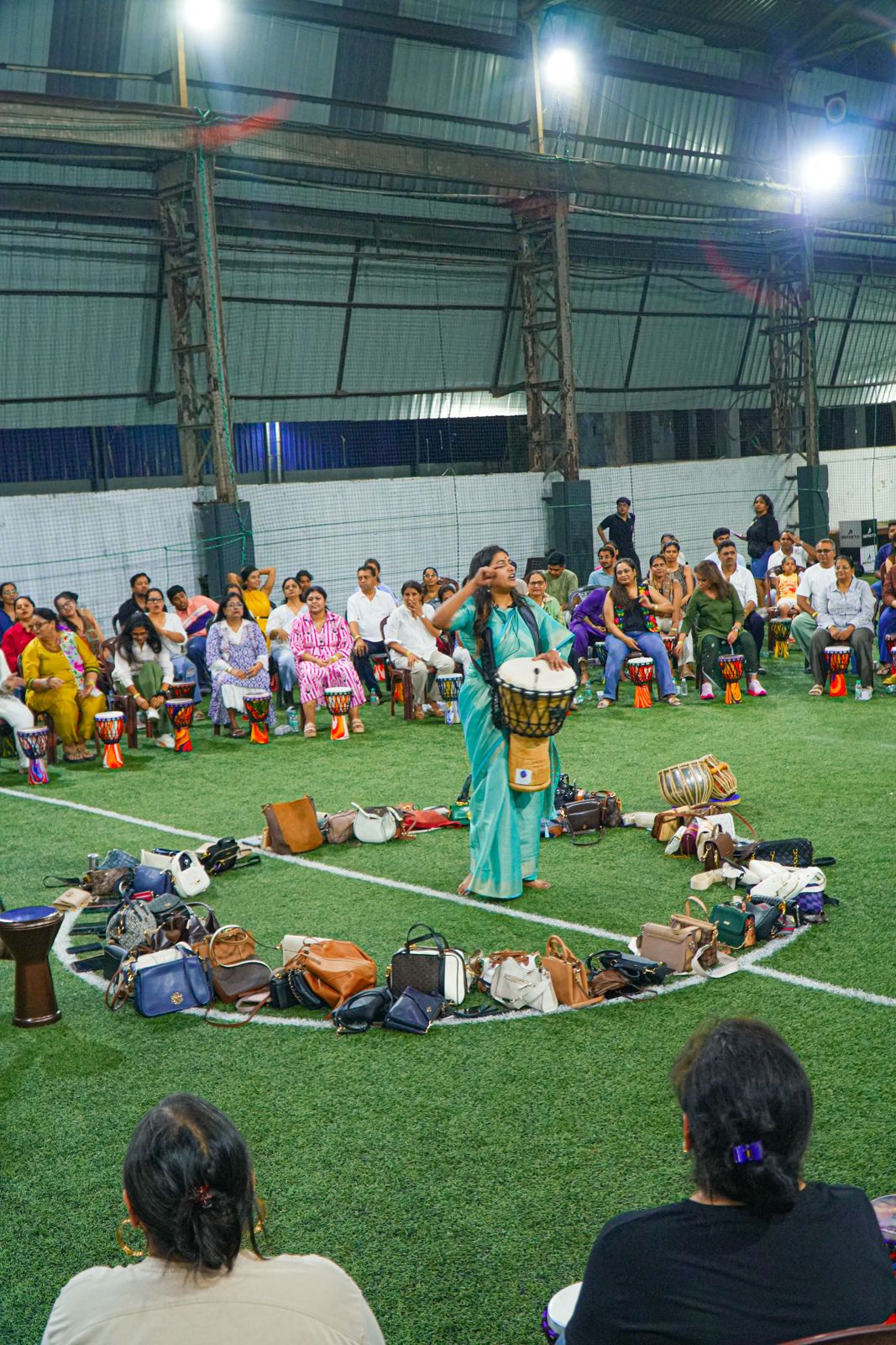 Marga drum circle moment 6